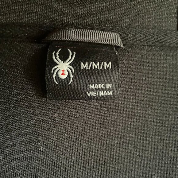 Spyder Black Lydia Sherpa Hooded Full Zip Jacket size M - Picture 15 of 15